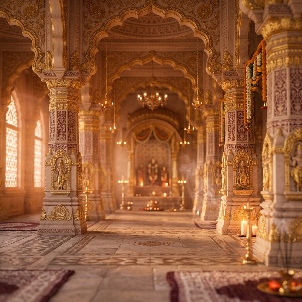 Temple Background